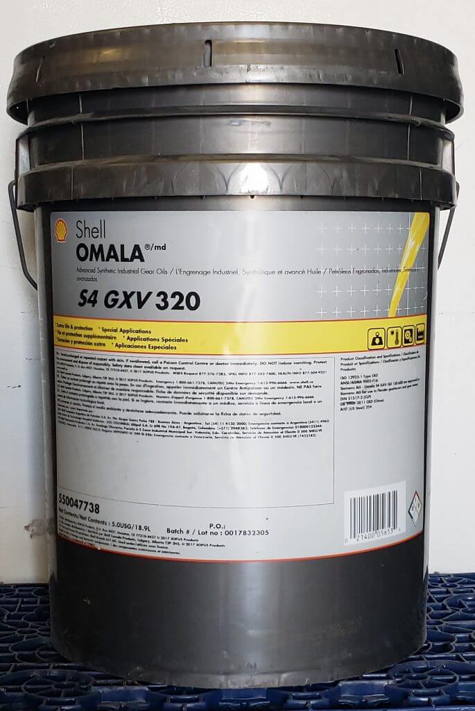 Shell Omala S4 GXV 320 Pail 550047738