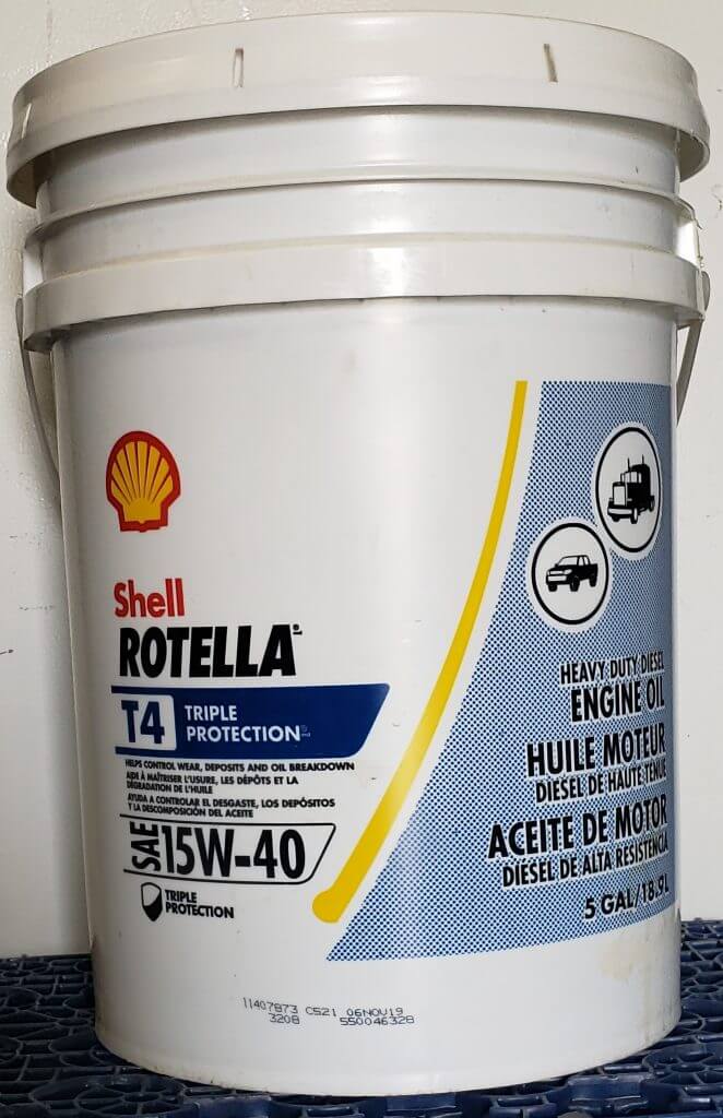 Shell Rotella T4 15w 40 Pail 550045128 