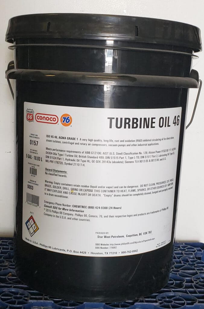 66 Turbine Oil 46 Pail